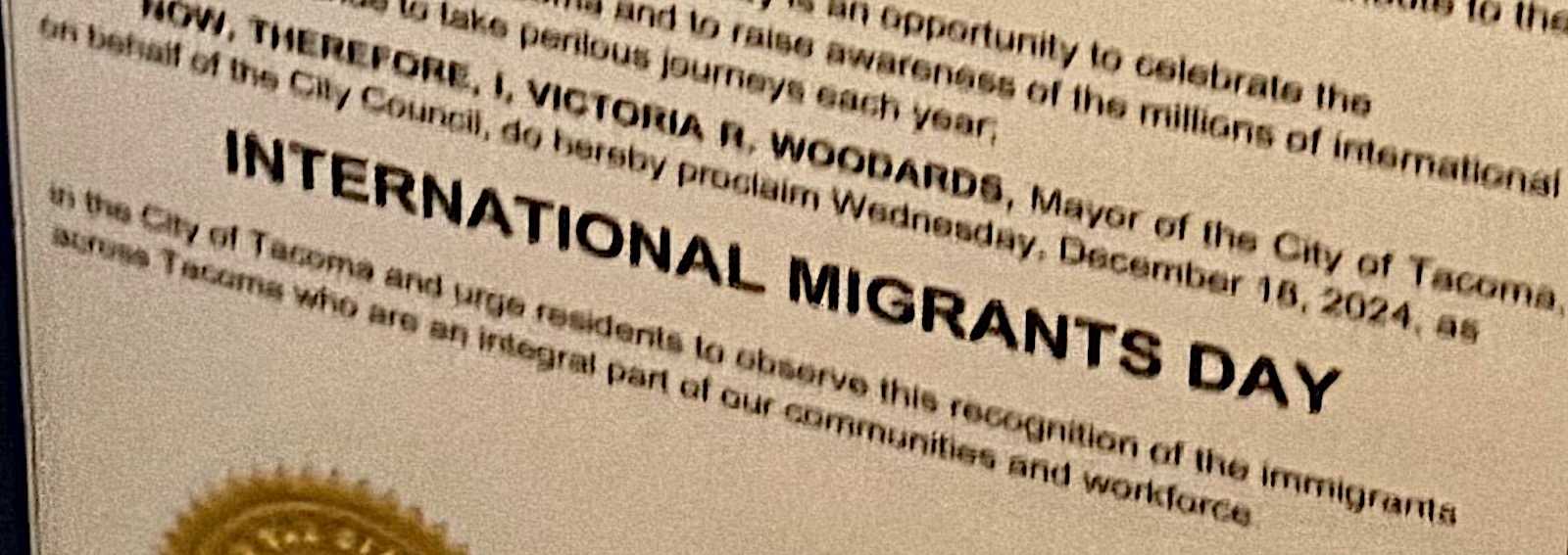 International Migrants Day Proclamation - Advocates for Immigrants